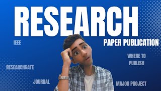 Publish Your First Research Paper? | తెలుగు | Journal Publication | Easy Process |  MS in USA