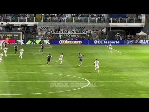 THE FANS' VIEW OF BARREAL'S GREAT GOAL | SANTOS 3x1 CORINTHIANS