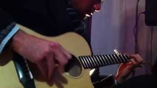 Zane Banks plays Banjo strung guitar made by Mikey Floyd