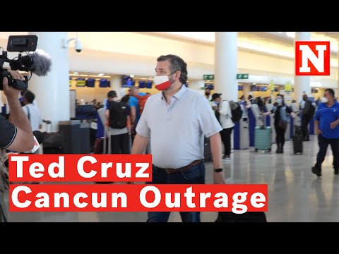 Ted Cruz Sparks Outrage After Flying To Cancun Amid Texas Snow Storm