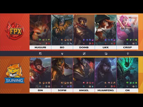 Fun Plus Phoenix FPX (2-1) vs Suning SN (1-2) Game 1 | Week 3 Day 6 LPL SPRING SPLIT
