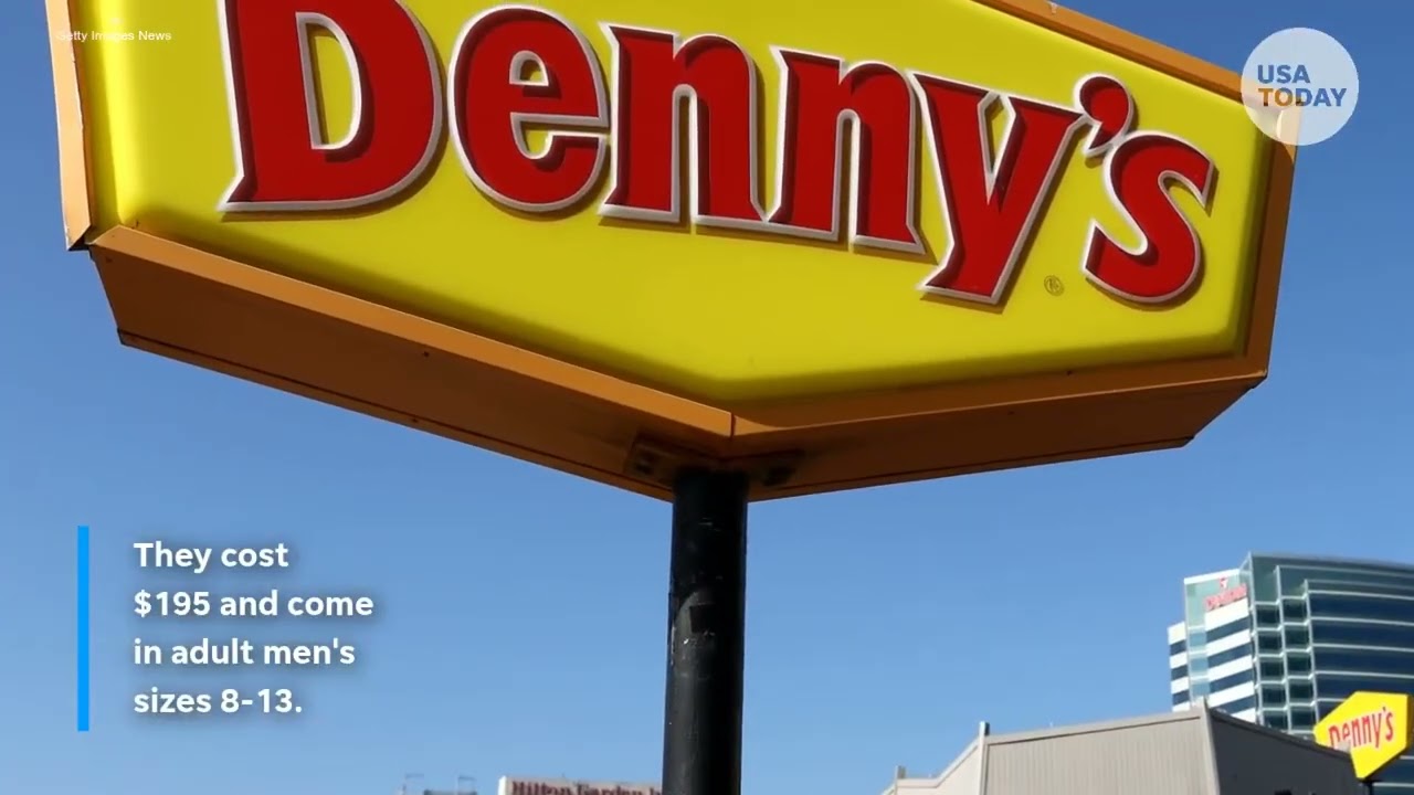 Denny's sneakers with syrup inside are back