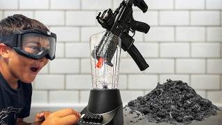 Airsoft in a BLENDER, What Could Go WRONG!?
