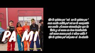 Pa mi remix lyrics