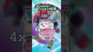 Cost to Buy All Pokemon TCG - Journey Together
