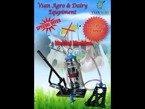 Hand Operated Milking Machine