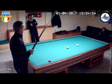 Grasso vs Rosan 2 Cat - 3ªProva Camp.Regionale - CSB Martino's Billiards(LT) 1/2Apr2017