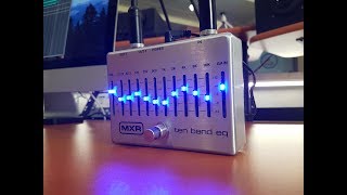 Video thumbnail for MXR M108 TEN BAND EQ demo by RICCARDO GIOGGI [ENG subs] by Riccardo Gioggi