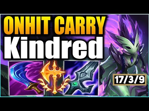 This Onhit kindred Build melts Hp Bars Like No Other! (Onhit Kindred Carry) - League Of Legends