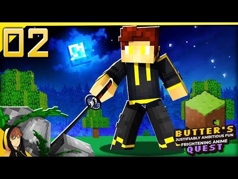 STARTER BASE AND DEMON SLAYER!?! | Minecraft [Butter's "JAFFA" Quest - #2]