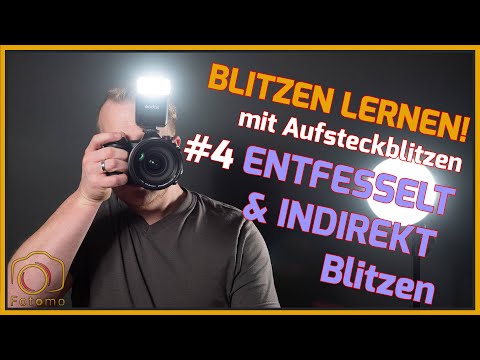 Entfesselt Blitzen und indirekt Blitzen Lernen - Videokurs Aufsteckblitz #4