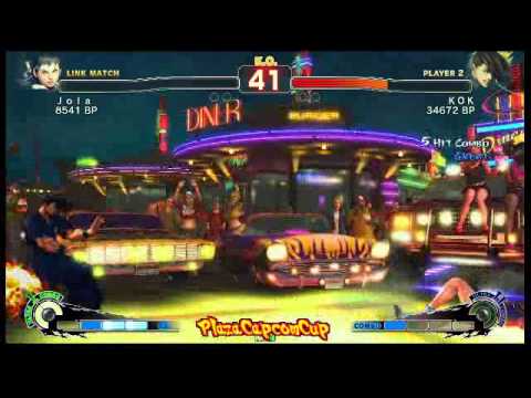 SSF4 AE: Jola (Sakua) vs KOK (Yang) - Plaza Capcom Cup (Blocks)