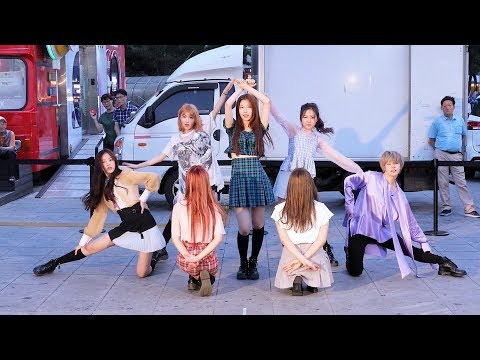180803 공원소녀(GWSN) - 너무너무너무 (Very Very Very) I.O.I COVER [신촌버스킹] 4K 직캠 by 비몽