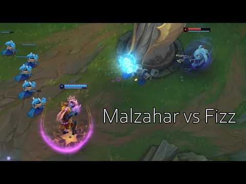 How to dominate the Fizz lane as Malzahar (with two examples)