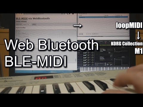 Web Bluetooth / BLE-MIDI TEST 01