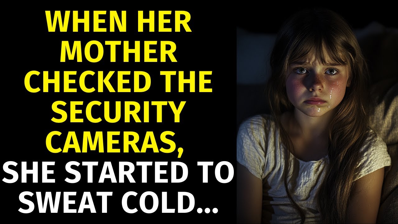 When her mother CHECKED the SECURITY CAMERAS, she started to SWEAT COLD...