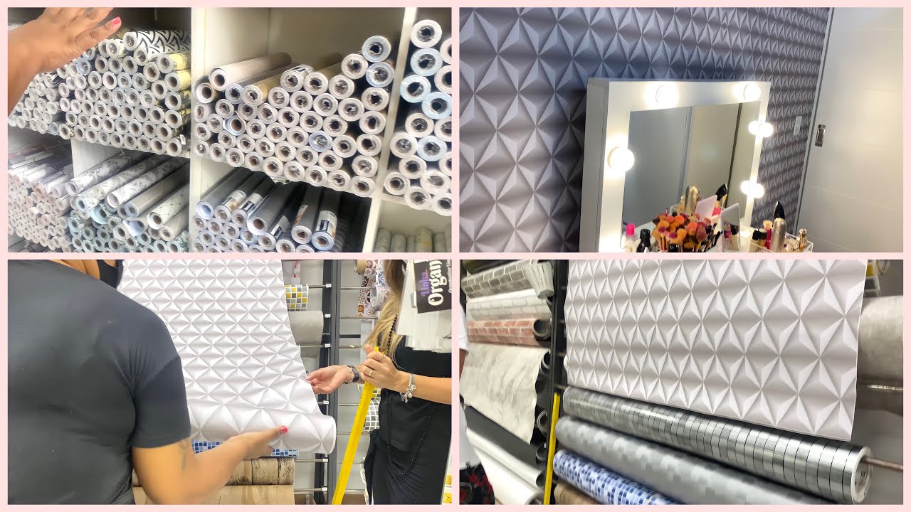 COLOQUEI PAPEL DE PAREDE NO QUARTO 😍