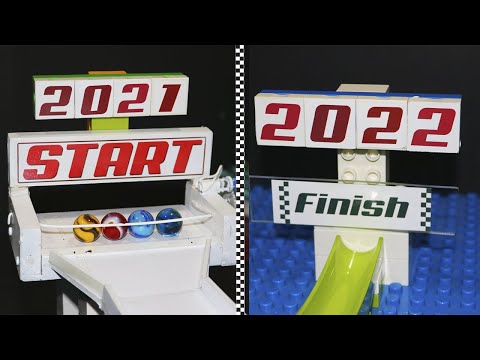 MARBLE RACE:  NEW YEAR 2022 SPECIAL by Fubeca's Marble Runs