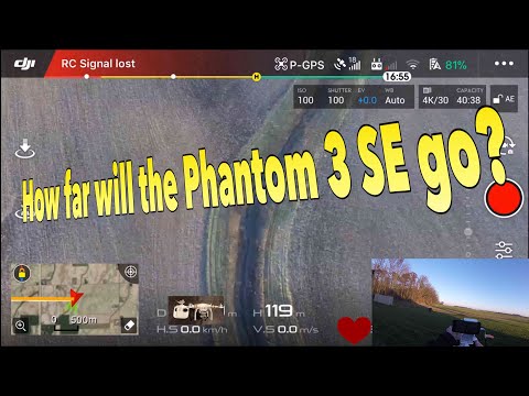 DJI Phantom 3 SE Range Test, Will the Phantom 3 SE make it to 4 kilometers?