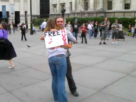 Free Hug in London Town