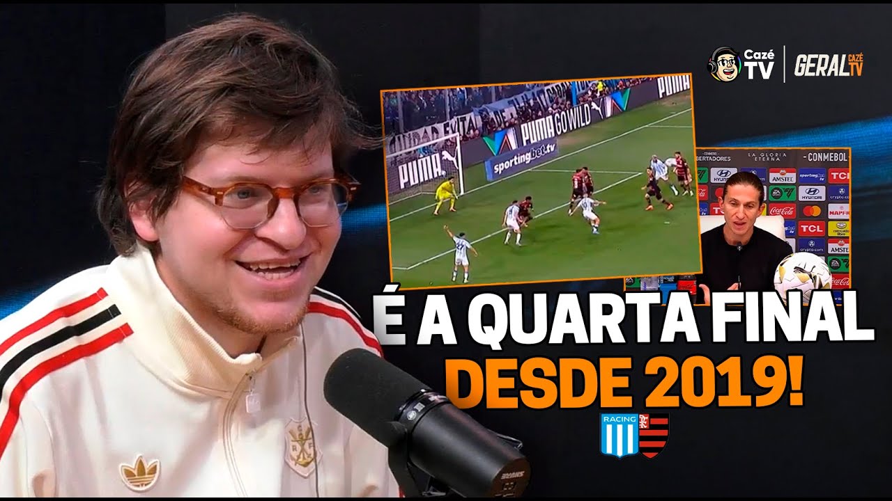 FLAMENGO EMPATA COM O RACING E ESTÁ NA FINAL DA LIBERTADORES 2025 | GERAL CAZÉ TV