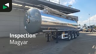 Пищевая цистерна Magyar SR A1 Food 2 comp Inox steel Liftachse | Изображение 4 - Autoline