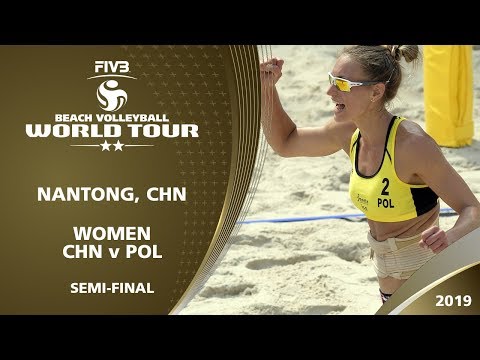 Women's Semi-Final: CHN vs POL | 2* Nantong (CHN) - 2019 FIVB Beach Volleyball World Tour