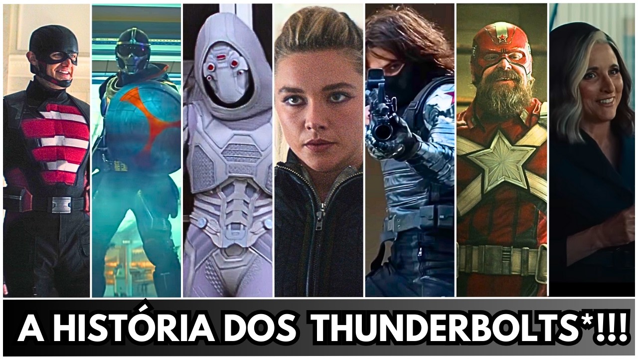 A HISTÓRIA DE CADA MEMBRO DOS THUNDERBOLTS*!!! (NO UCM)
