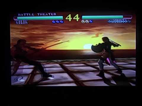 Soul Calibur(Dreamcast)-Kilik vs Sophitia