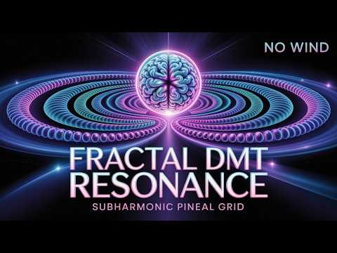 Fractal DMT Resonance | Subharmonic Pineal Grid (NO WIND NOISE)