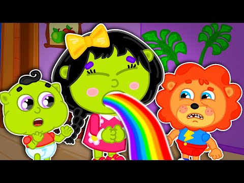 Lion Cub | Rainbow from the Mouth | Cartoon for Children