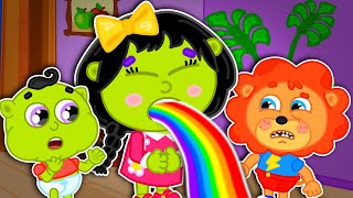 Lion Cub | Rainbow from the Mouth | Cartoon for Children