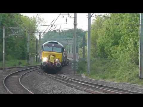 57306 with 57312/37259/20309 DIT 6k73 Sellafield - Crewe flasks, 4th June 2015
