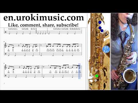 Saxophone lessons (Tenor) DJ Khaled, Justin Bieber - No Brainer Sheet Music Tutorial um-ih352