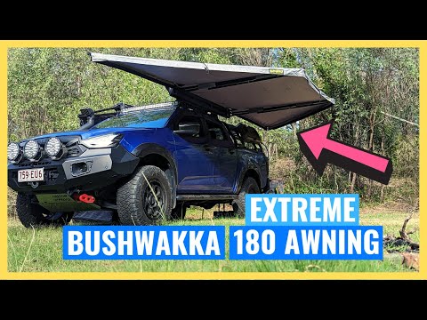 BUSHWAKKA EXTREME 180 AWNING | Timed Setup, Pack down etc | Full Trip Ready Review