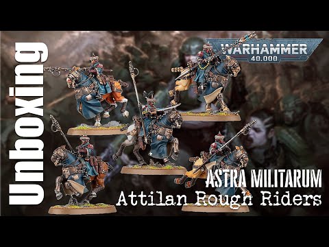 Unboxing Attilan Rough Riders Astra Militarum Warhammer 40K #unboxing