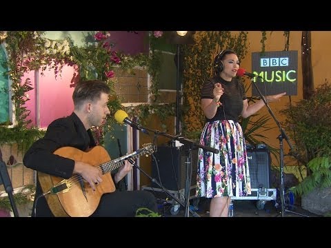 Caro Emerald performs Liquid Lunch in the BBC Music Tepee at Glastonbury 2014