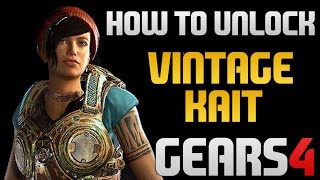 Gears of War 4 | HOW TO UNLOCK VINTAGE KAIT SKIN AND REWARD PACK