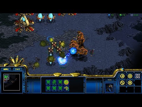 StarCraft: Remastered Co-op Campaign BW Protoss Mission 2 - Dunes of Shakuras
