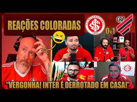 REAÇÕES dos COLORADOS - INTERNACIONAL 0x1 ATHLETICO PR - BRASILEIRÃO 2026 - VAMOS RIR DO INTER!