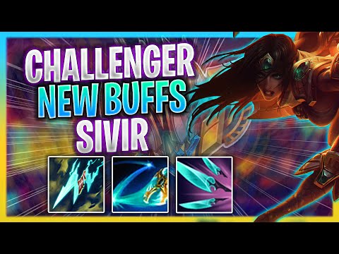 KOREAN CHALLENGER PLAYS SIVIR WITH NEW BUFFS! | Challenger Plays Sivir ADC vs Seraphine!
