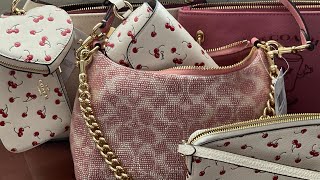 Coach Pink Beaded bag and Cherry wristlet pencil case July 1, 2026 Drop