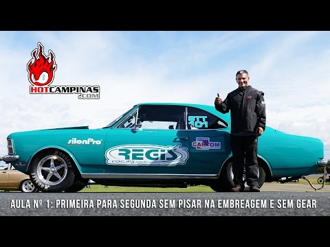 Opala aspirado, 1ª p/ 2ª  troca sem embreagem, no tempo - FENOMENAL