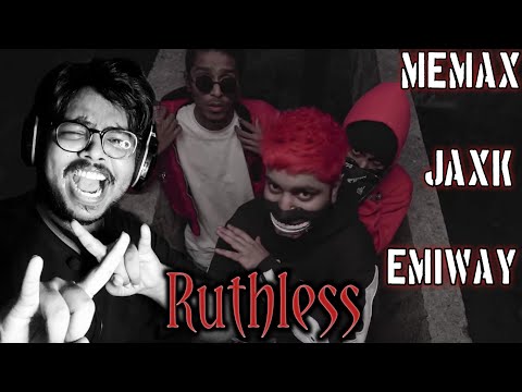 EMIWAY X MEMAX X JAXK - RUTHLESS (REACTION!!) (OFFICIAL MUSIC VIDEO)- 2022
