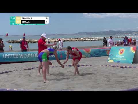 Round 1 Women's BW - 70 kg: S. TRBULIN (SLO) v. A. IRIMIA (ROU)