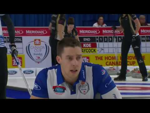 Reid Carruthers vs. Team Gushue (Nichols) - 2016 Home Hardware Canada Cup of Curling (Draw 3)