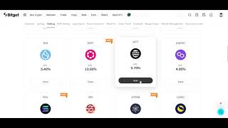 Bitget Exchange Part 3 How to Stake Your Coins In Bitget Exchange