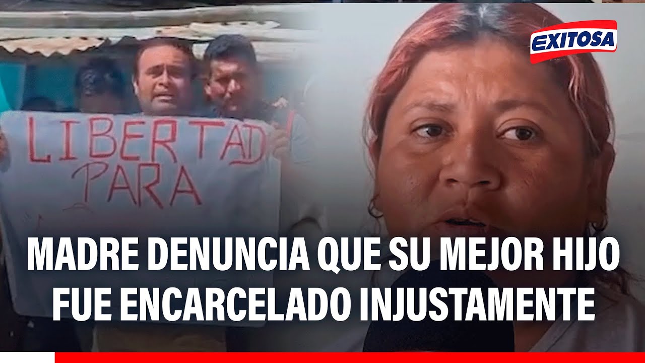 🔴🔵 Madre denuncia que su menor hijo fue encarcelado injustamente en Penal de Piura