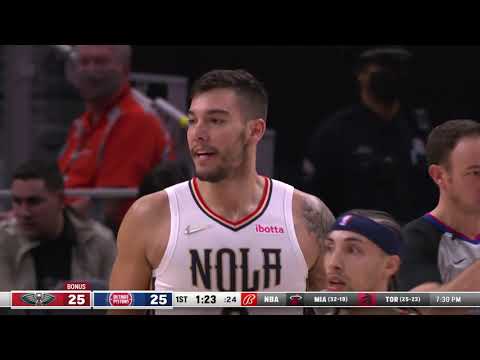 Willy Hernangómez vs Pistons (1 - 2 - 2022)