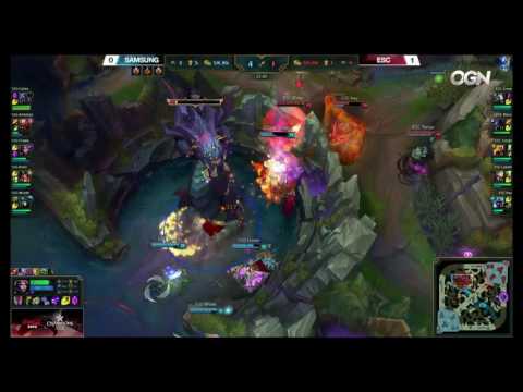 LoL Highlights ESC vs SSG Game 2   LCK Summer 2016 24 06 2016   ESC Ever vs Samsung Galaxy